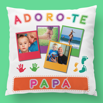 almofada personalizada adoro-te papá almofada personalizada adoro-te papá