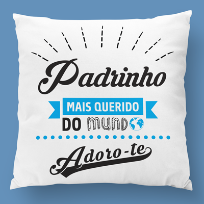 almofada personalizada padrinho mais querido do mundo almofada personalizada padrinho mais querido do mundo