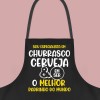 Avental padrinho especialista churrasco e cerveja