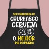 Avental pai especialista churrasco e cerveja