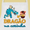 avental dragão na cozinha