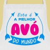 avental esta é a melhor avó do mundo