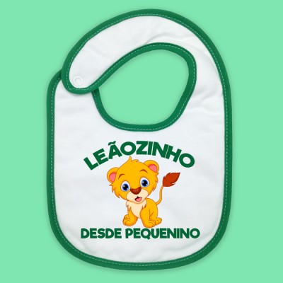 babete leãozinho desde pequenino babete leãozinho desde pequenino