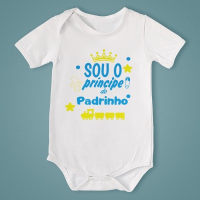 Body Sou O Principe Do padrinho Body Sou O Principe Do padrinho