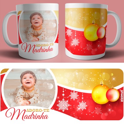 caneca Natal com foto caneca Natal com foto
