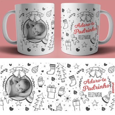 caneca Natal com foto 2 caneca Natal com foto 2