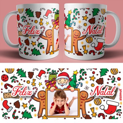 caneca Natal com foto 3 caneca Natal com foto 3