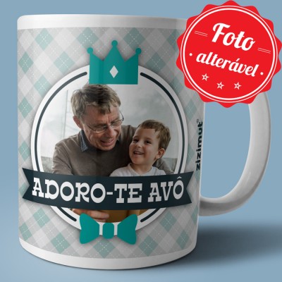 caneca adoro-te avô caneca adoro-te avô