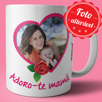 caneca adoro-te mama caneca adoro-te mama