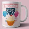 caneca aniversário senhora caneca aniversário senhora