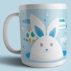caneca azul coelho com foto padrinho caneca azul coelho com foto padrinho