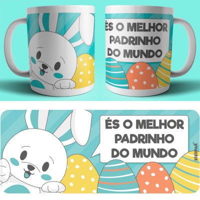 caneca coelho és o melhor padrinho do mundo caneca coelho és o melhor padrinho do mundo