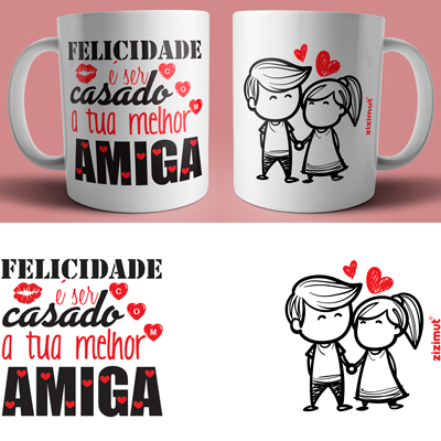 caneca felicidade é ser casado com a melhor amiga caneca felicidade é ser casado com a melhor amiga