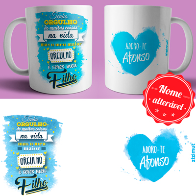 caneca filho com nome caneca filho com nome