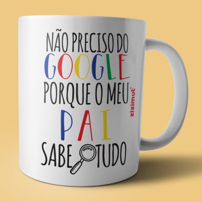caneca google pai caneca google pai