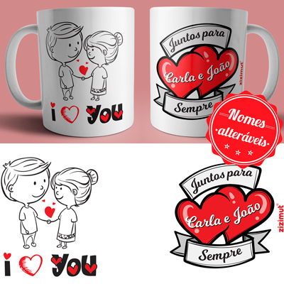 caneca i love you caneca i love you