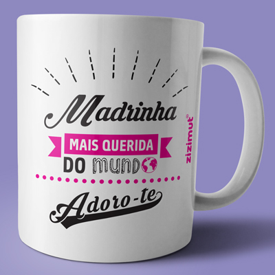 caneca madrinha mais querida caneca madrinha mais querida