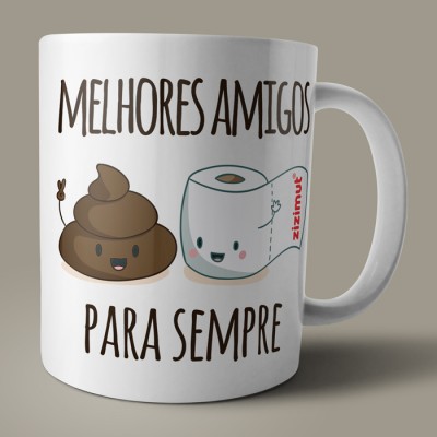 caneca melhores amigos para sempre papel higiénico caneca melhores amigos para sempre papel higiénico