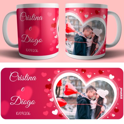 caneca namorados nomes e data caneca namorados nomes e data