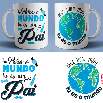 caneca personalizada pai es o meu mundo caneca personalizada pai es o meu mundo