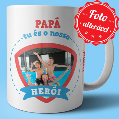 caneca papa es o nosso heroi caneca papa es o nosso heroi