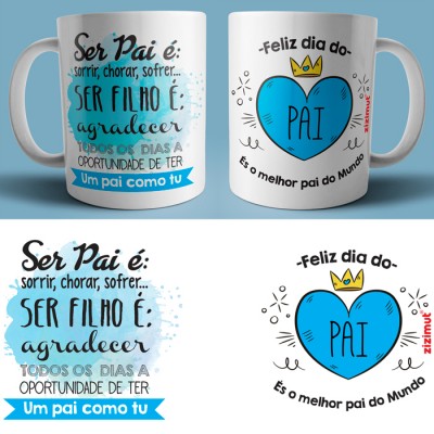 caneca personalizada ser pai é caneca personalizada ser pai é