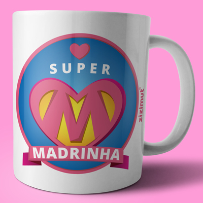 caneca super madrinha caneca super madrinha
