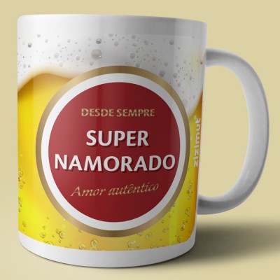 caneca super namorado cerveja caneca super namorado cerveja