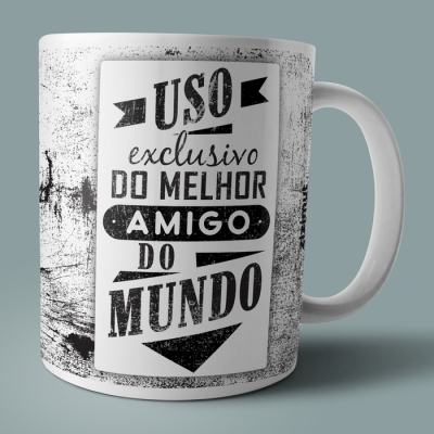 caneca uso exclusivo melhor amigo caneca uso exclusivo melhor amigo