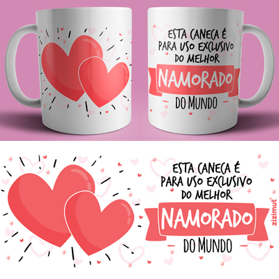 caneca uso exclusivo namorado caneca uso exclusivo namorado