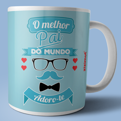 Caneca o melhor pai do mundo Caneca o melhor pai do mundo