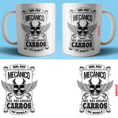 caneca sim sou mecanico caneca sim sou mecanico