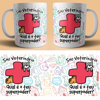 caneca veterinário caneca veterinário