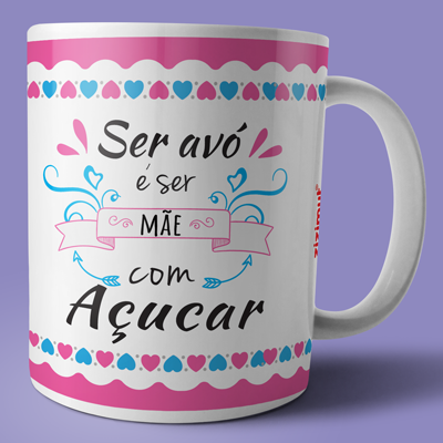 Caneca ser mae com acucar Caneca ser mae com acucar