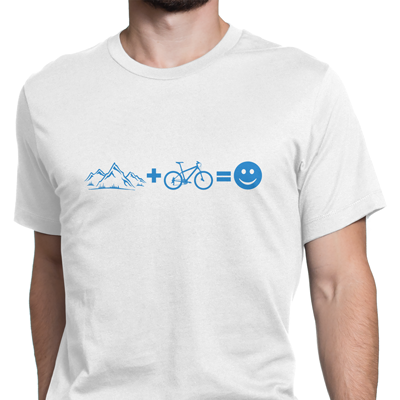 mountain + bike equals fun mountain + bike equals fun