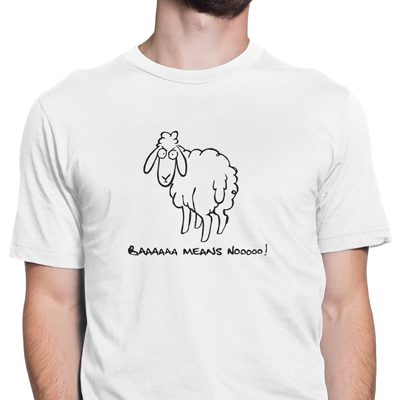 Baaaa means no Baaaa means no