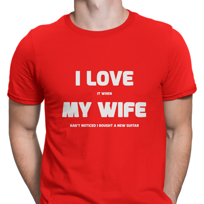 I love my wife new guitar I love my wife new guitar