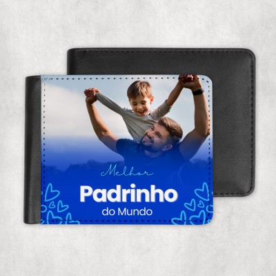 carteira de homem melhor padrinho do mundo transparencia azul carteira de homem melhor padrinho do mundo transparencia azul
